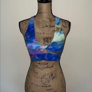 Vibrant Multicolor Fabletics Sports Bra